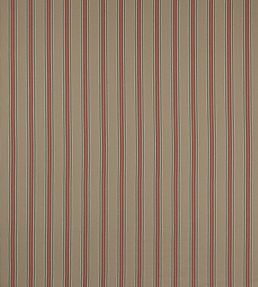 Gillan Stripe Fabric by Colefax and Fowler Red/Green