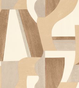 Gino Wallpaper by Casamance Latte