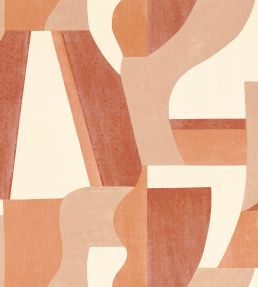 Gino Wallpaper by Casamance Terre De Sienne