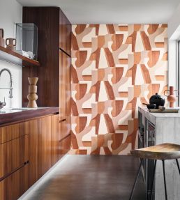 Gino Wallpaper by Casamance Terre De Sienne