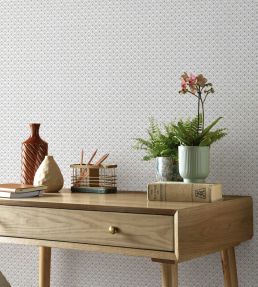 Gio Wallpaper by 1838 Wallcoverings Grey
