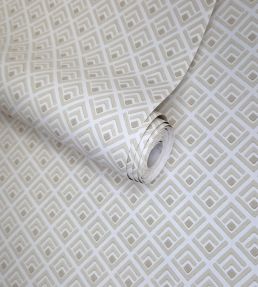 Gio Wallpaper by 1838 Wallcoverings Ivory