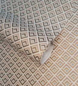 Gio Wallpaper by 1838 Wallcoverings Pink