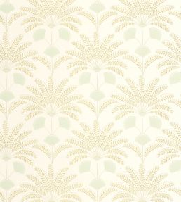 Giselle Wallpaper by Caselio Vert de gris