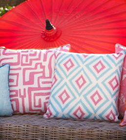Glacier Outdoor Fabric by Andrew Martin Ice