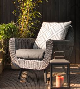 Glacier Outdoor Fabric by Andrew Martin Ice