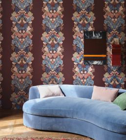 Glastonbury Stripe Wallpaper by Liberty Flax