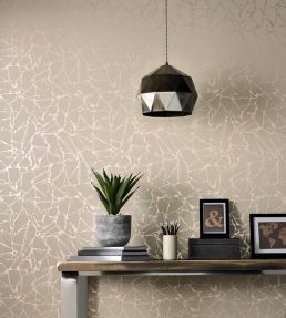 Glaze Wallpaper by 1838 Wallcoverings Coral