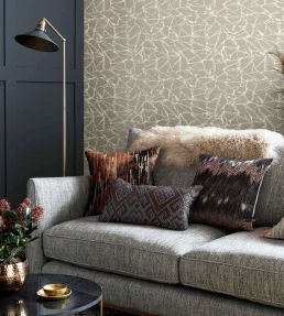 Glaze Wallpaper by 1838 Wallcoverings Gold