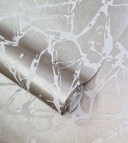 Glaze Wallpaper by 1838 Wallcoverings Gold