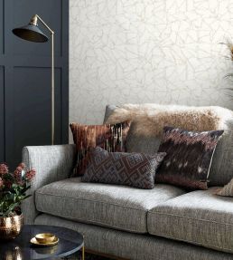 Glaze Wallpaper by 1838 Wallcoverings Ivory