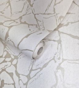 Glaze Wallpaper by 1838 Wallcoverings Ivory
