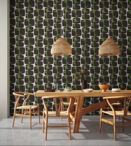 Going Lohko Wallpaper by Scion Juniper / Liquorice