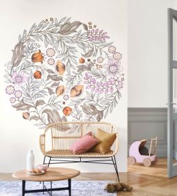 Golden Crown Mural by Casadeco Noir Et Blanc