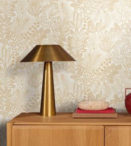 Golden Jungle Wallpaper by Caselio Blanc or