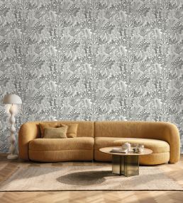 Golden Jungle Wallpaper by Caselio Noir et blanc