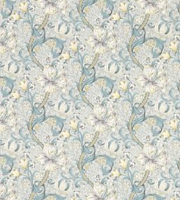 Golden Lily Wallpaper by Clarke & Clarke Slate/Dove
