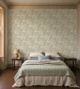 Golden Lily Wallpaper by Morris & Co Artichoke