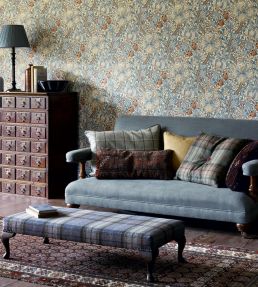Golden Lily Wallpaper by Morris & Co Pale Biscuit