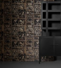 Golden Tiger Wallpaper by Moooi Ebony