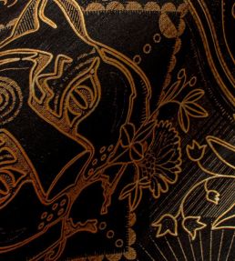 Golden Tiger Wallpaper by Moooi Ebony