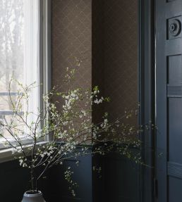 Golden Trellis Wallpaper by Borastapeter 66