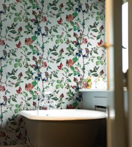 Goldfinch Song Wallpaper by Coordonne Cotton