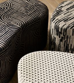 Gormley Jacquard Fabric by Clarke & Clarke Ivory