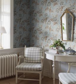 Goteborg Wallpaper by Borastapeter Blue