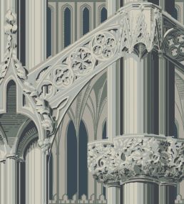 Gothic Wallpaper by Farrow & Ball Blue