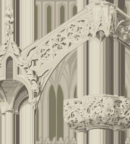 Gothic Wallpaper by Farrow & Ball Brown