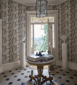 Gothic Wallpaper by Farrow & Ball Brown
