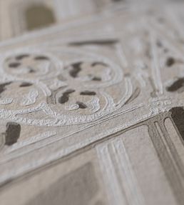 Gothic Wallpaper by Farrow & Ball Brown