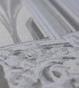 Gothic Wallpaper by Farrow & Ball Grey
