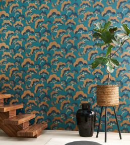 Goyo Matsu Wallpaper by Casadeco Beige Sable
