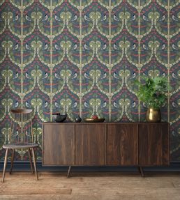 Birds & Cherries Wallpaper by GP & J Baker Multi
