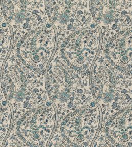 Bukhara Paisley Fabric by GP & J Baker Blue