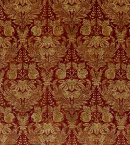 Lapura Velvet Fabric by GP & J Baker Indian Red
