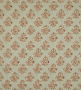 Poppy Paisley Fabric by GP & J Baker Aqua