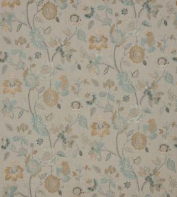 Dryden Fabric by GP & J Baker Aqua/Bronze