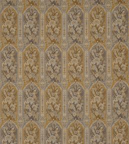 Winton Fabric by GP & J Baker Grey/Mustard