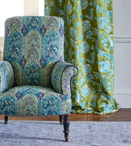 Winton Fabric by GP & J Baker Grey/Mustard