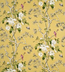 Tree Peony Fabric by GP & J Baker Strong Yellow/Ivory