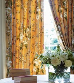 Tree Peony Fabric by GP & J Baker Strong Yellow/Ivory