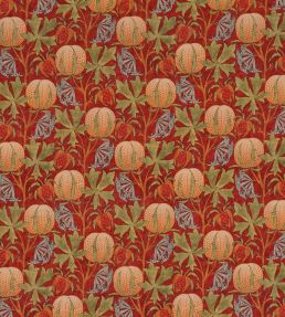 Pumpkins Fabric by GP & J Baker Red/Green