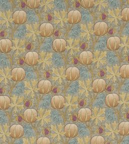 Pumpkins Fabric by GP & J Baker Teal