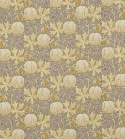 Pumpkins Fabric by GP & J Baker Grey/Ochre