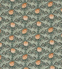 Tulip & Jasmine Fabric by GP & J Baker Teal