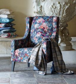 Royal Garden Linen Fabric by GP & J Baker Jewel