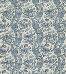Caldbeck Fabric by GP & J Baker Indigo / Ivory